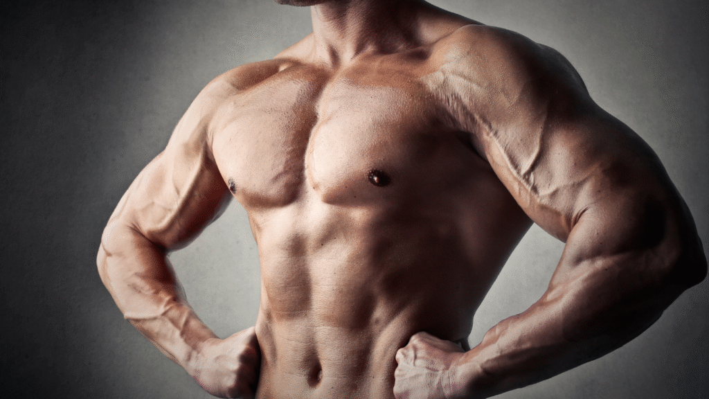 Male muscle hypertrophy achieved through peptide therapy: Improved lean mass and recovery in men over 40